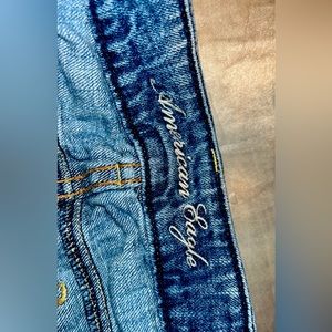 stunningly glorious jean shorts , AE glitter shorties 🤍